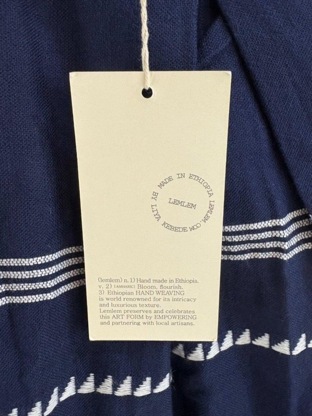 LEMLEM Nia Sz S Nunu Navy Midi Slip Dress NWT - Picture 12 of 15